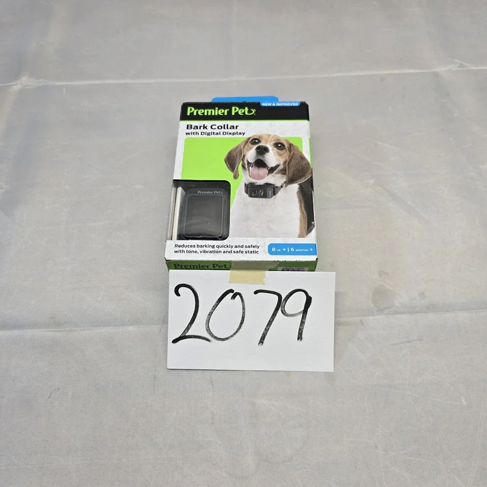 Premier Pet Bark Collar with Digital Display 8+‎ Lbs 6+ Months NEW